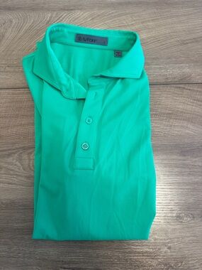 G/FORE Men's Polo in Teal Green